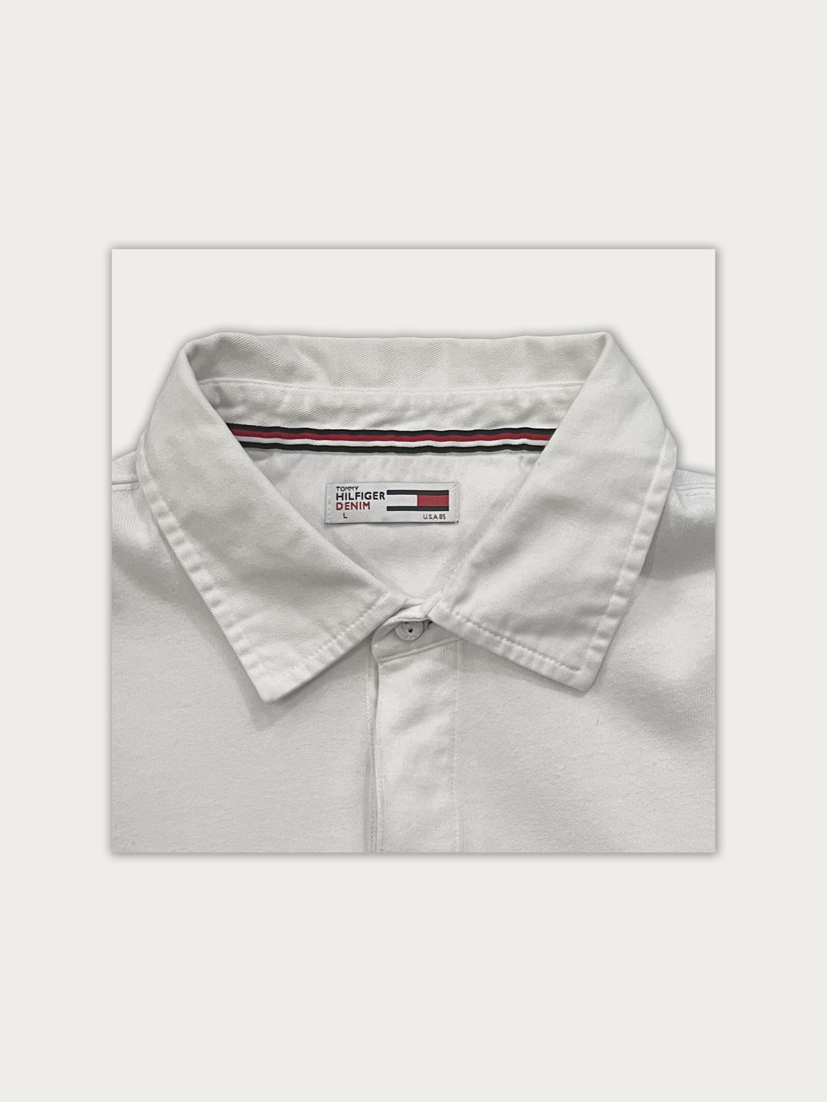 Y2K Vintage Tommy Hilfiger Long-Sleeve Rugby Polo