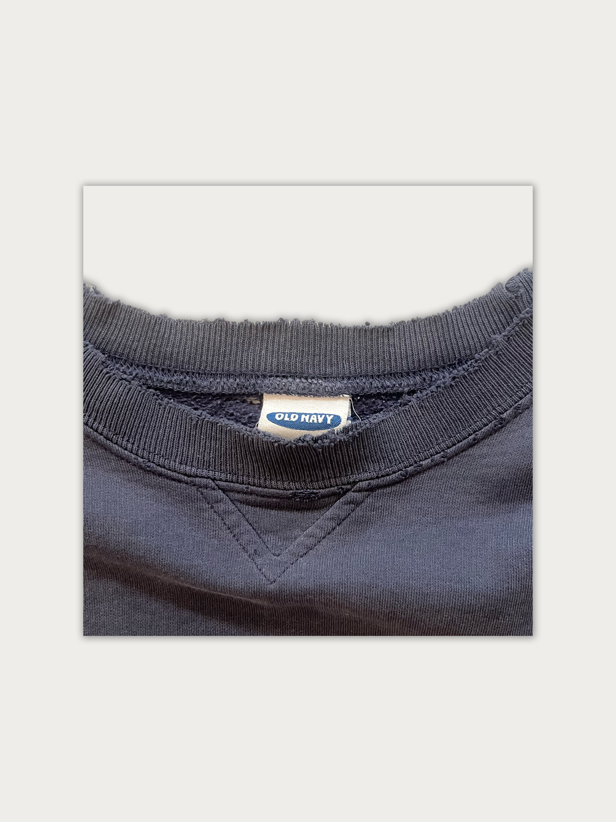 Vintage Y2K Old Navy Crewneck with Heavy Wear (and holes)