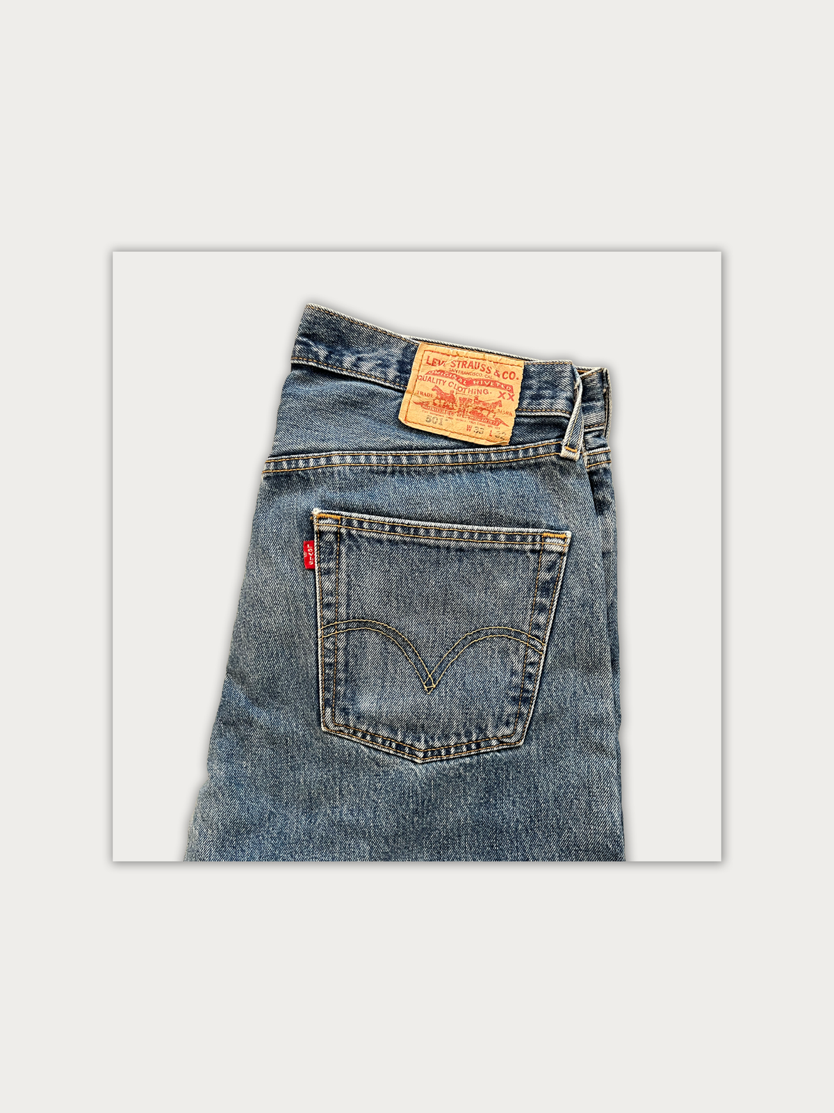 Vintage Levi’s 501 Button-Fly Straight Leg Jeans