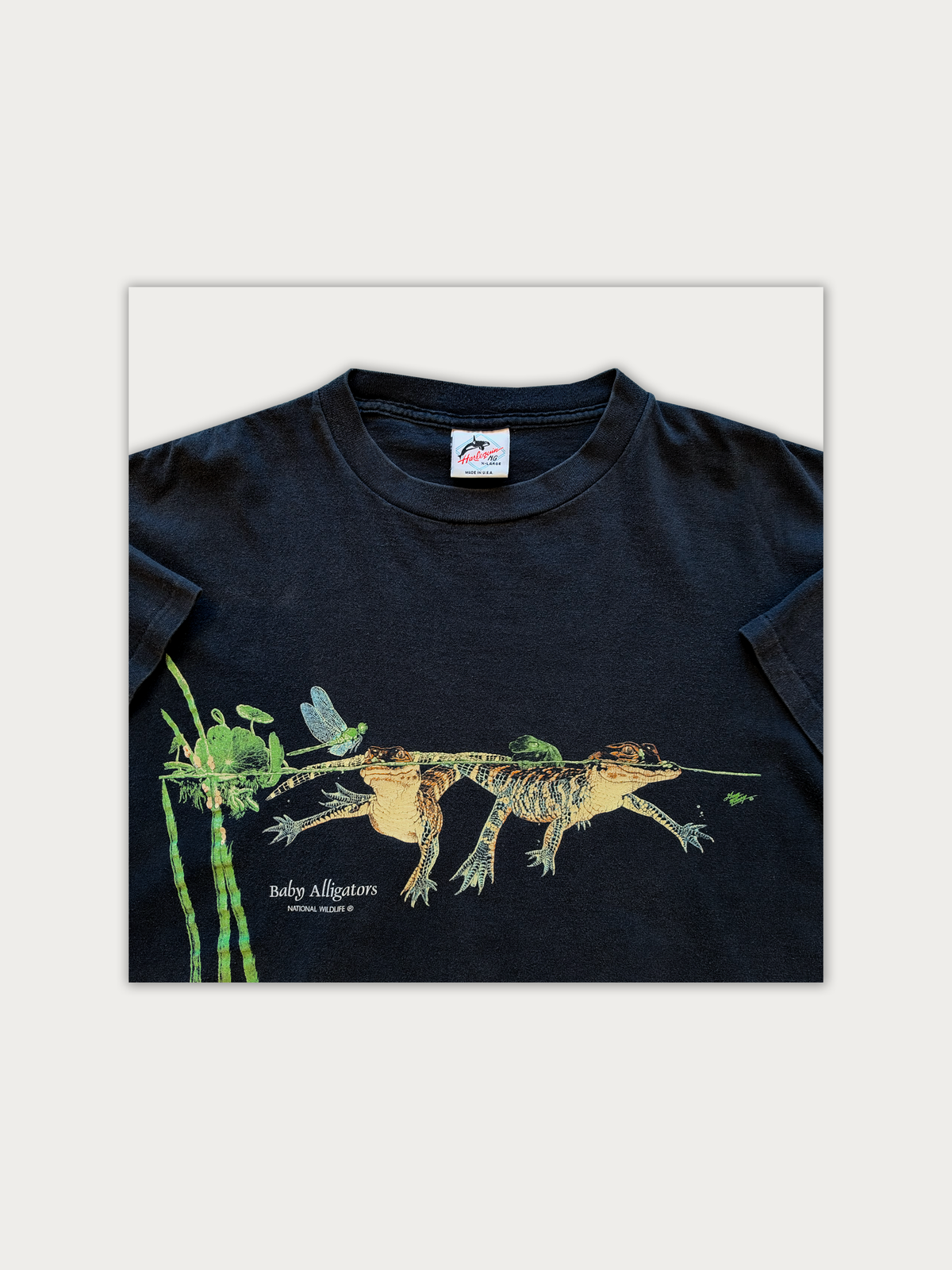 Vintage National Wildlife Federation "Baby Alligators" - Single StitchedTee