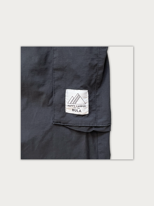 Bula "Happy Camper" Crop Active Cargo Pants