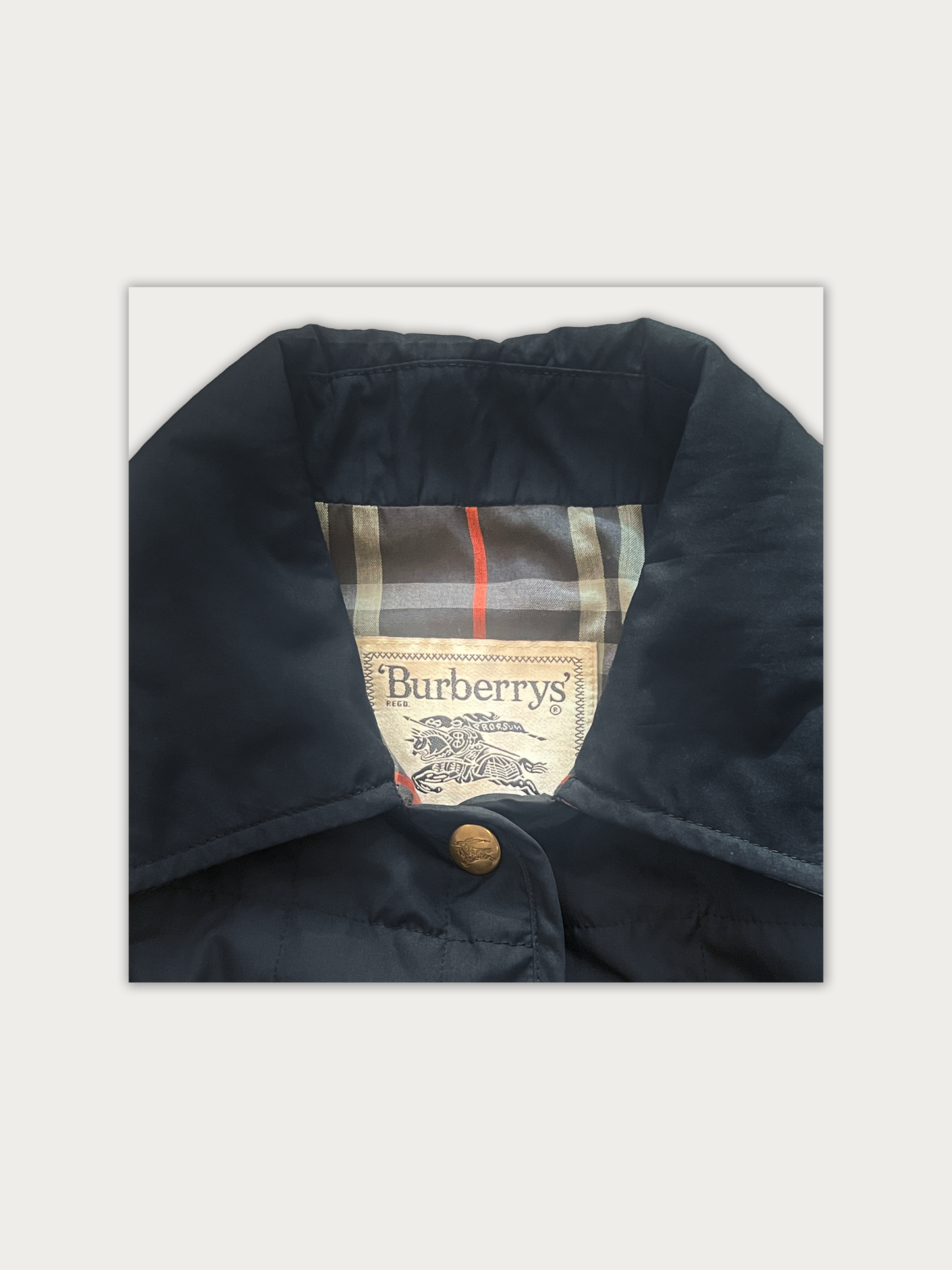 Vintage Burberry Burberrys Quilted Jacket