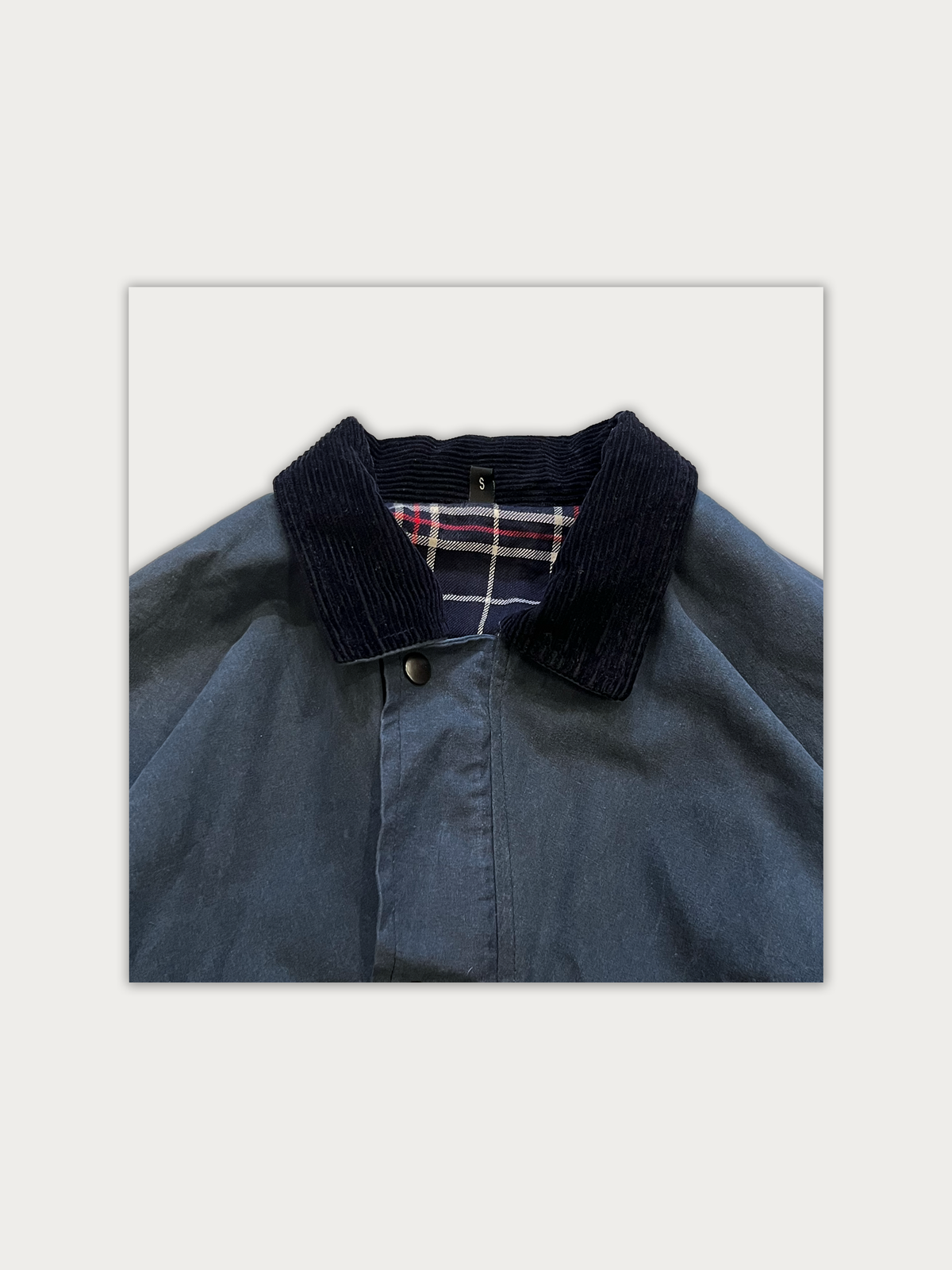 Vintage Navy/Slate Blue Corduroy Field Jacket
