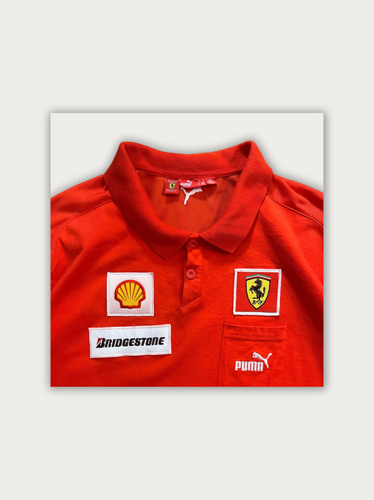2000s F1 Ferrari Polo Tee