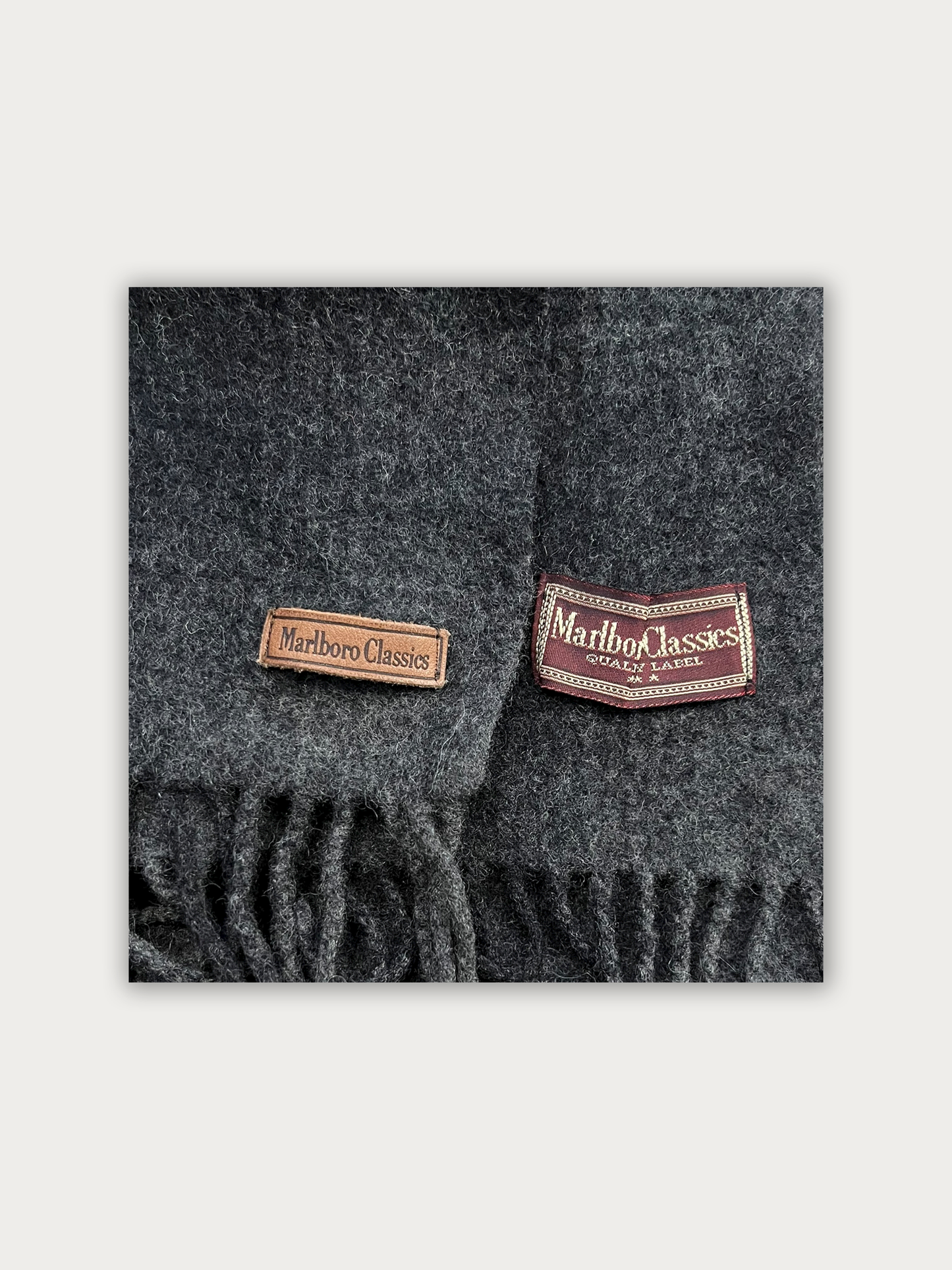 Vintage Marlboro Classics Wool Scarf