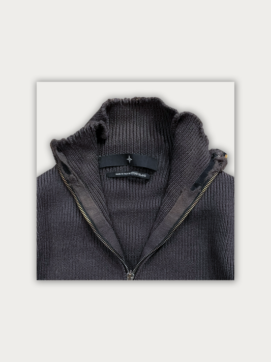 2000s Stone Island Quarter Zip Sweater