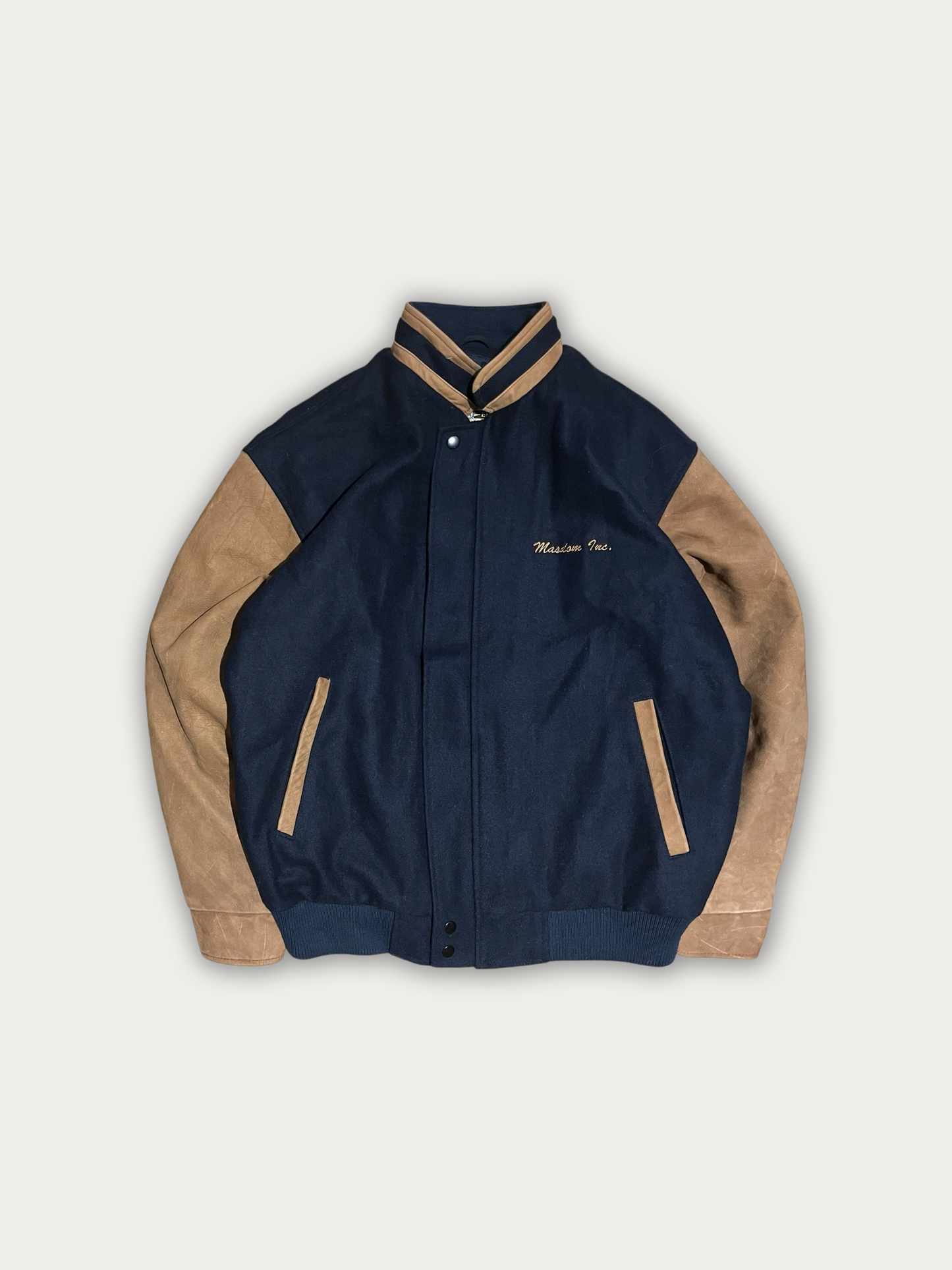 Vintage Varsity Jacket (Leather+Wool)