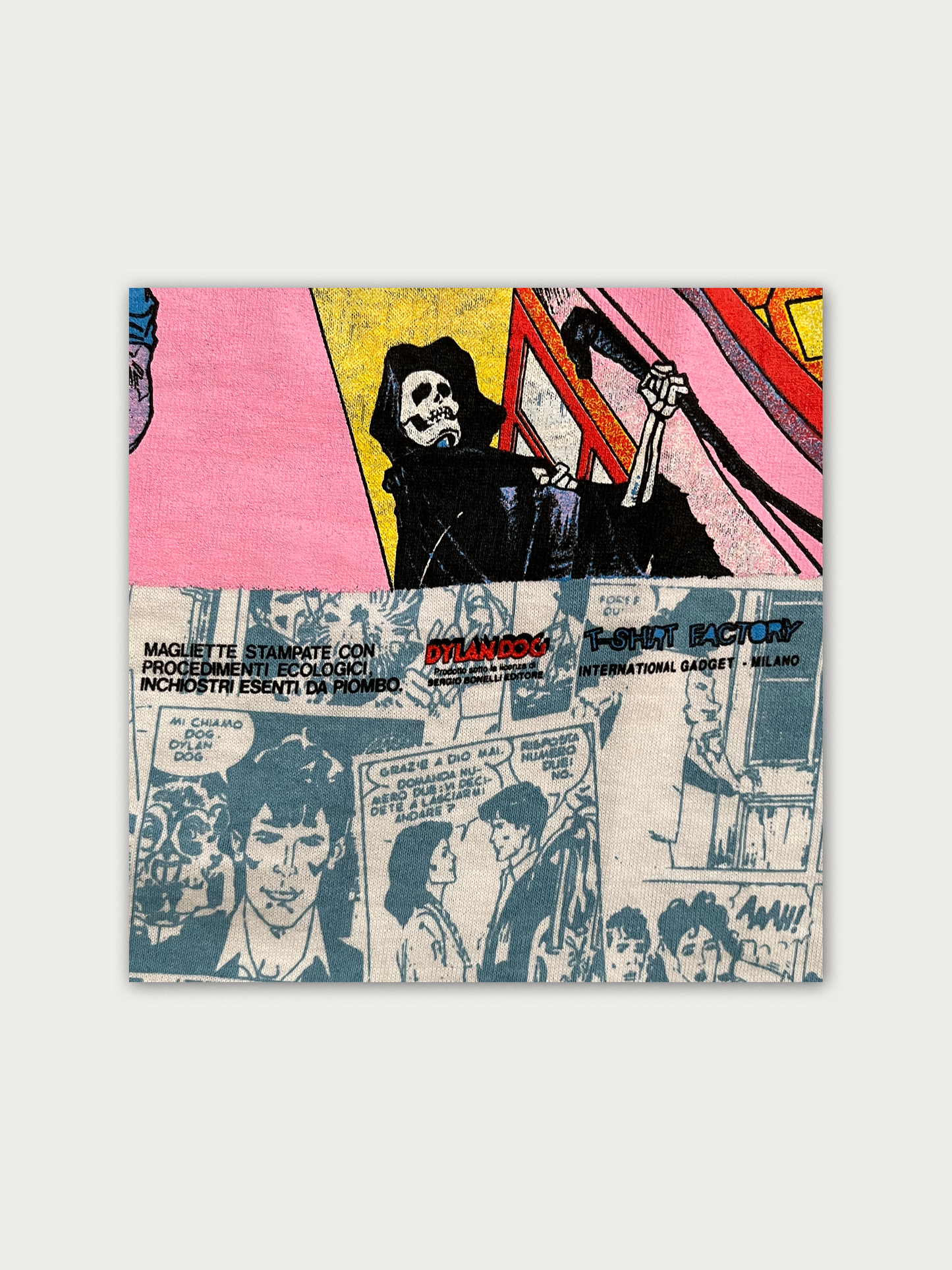 RARE Collectible 1992 Screen Stars X Dylan Dog AOP Tee