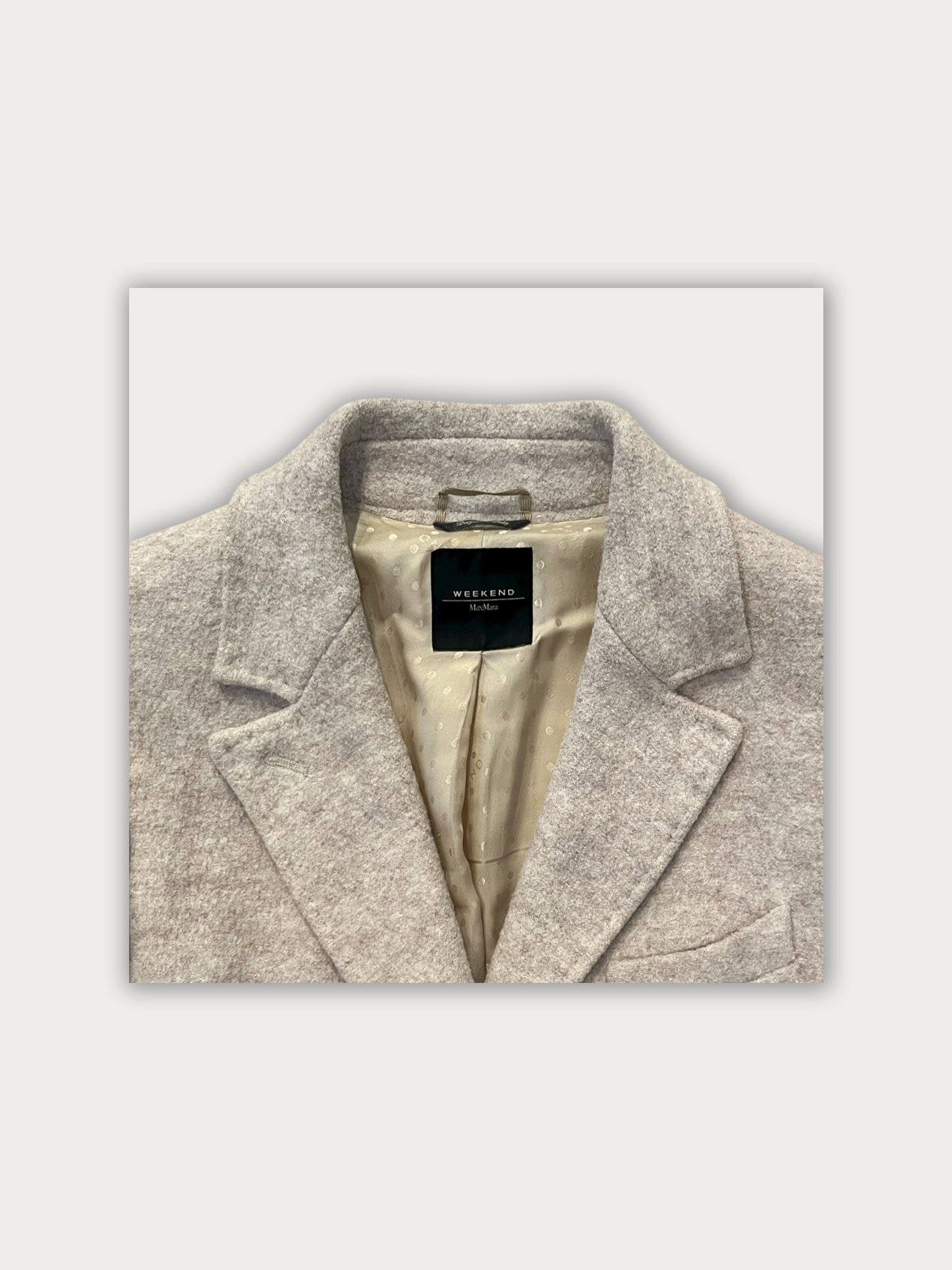 Max Mara Pure Virgin Wool Trench Coat