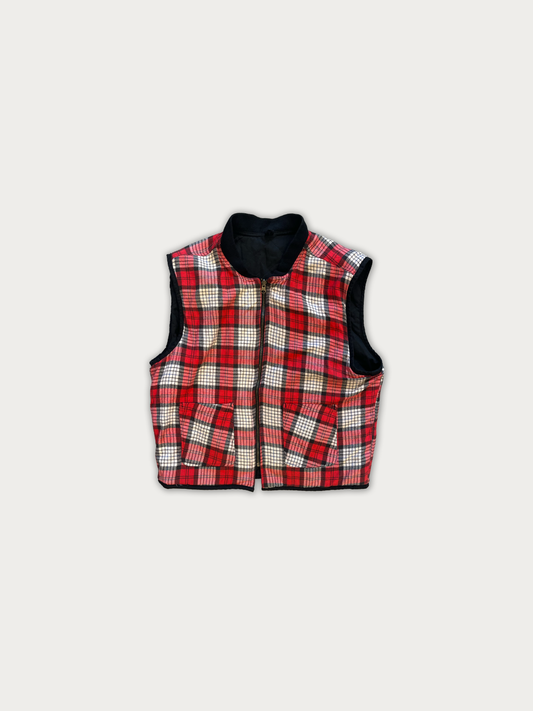 Vintage Marlboro Country Store Reversible Quilted Vest, detail 2