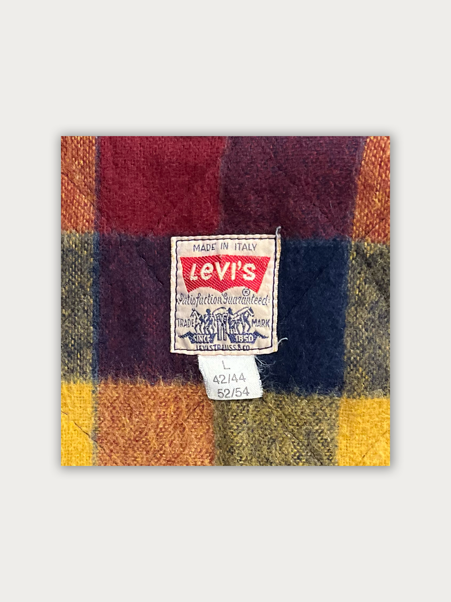 70-80s (!) Made in Italy Vintage Levis Wool Harrington Jacket