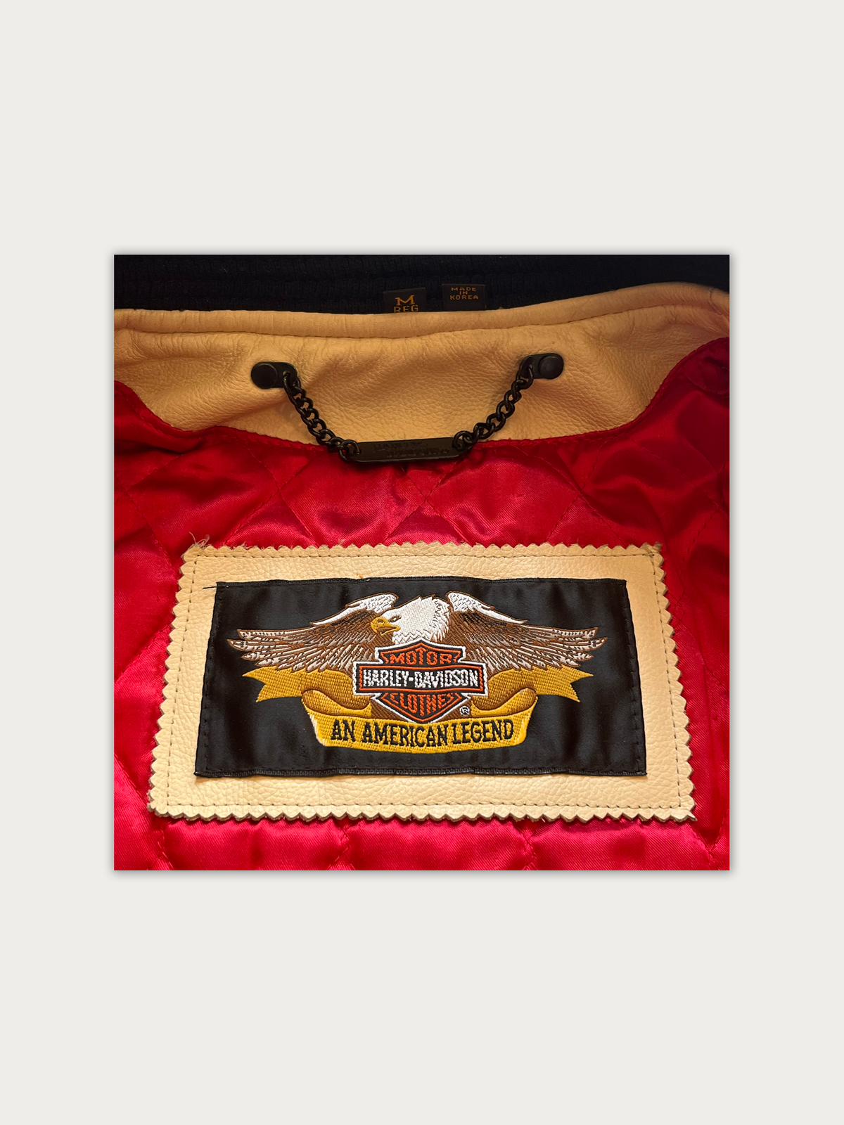 Vintage Harley Davidson 50th Anniversary Letterman Jacket