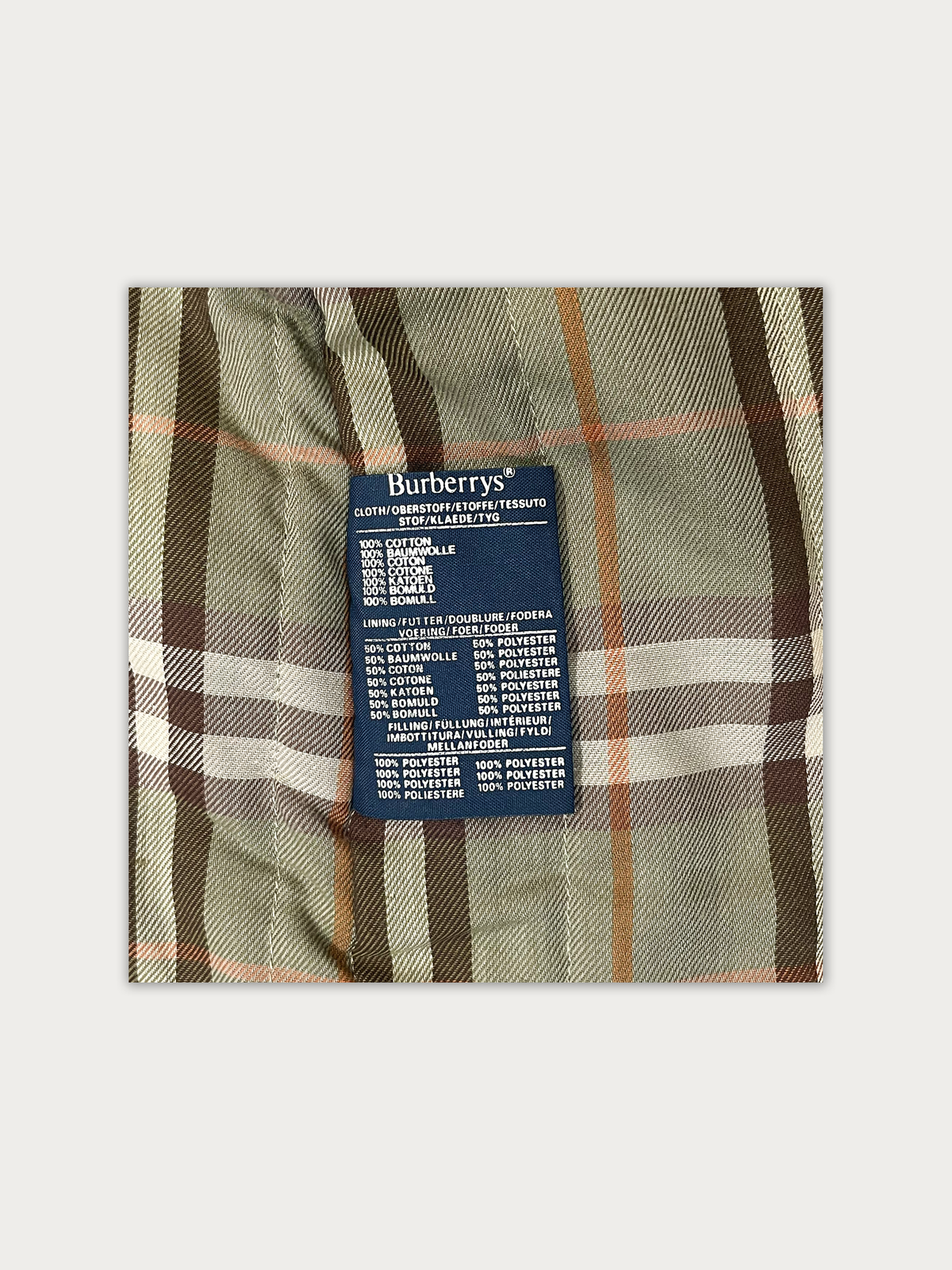 90s Vintage Burberrys Field Jacket