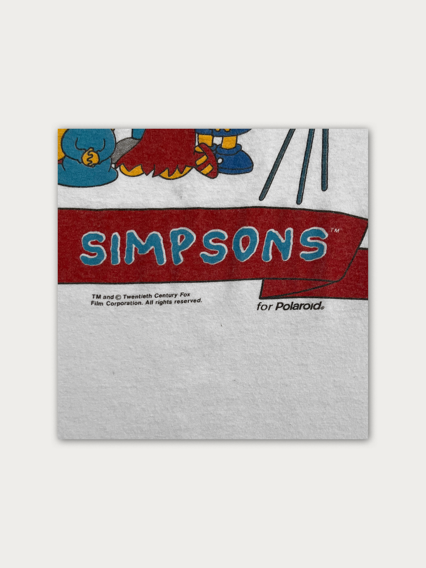 90s The Simpsons X Polaroid Tee