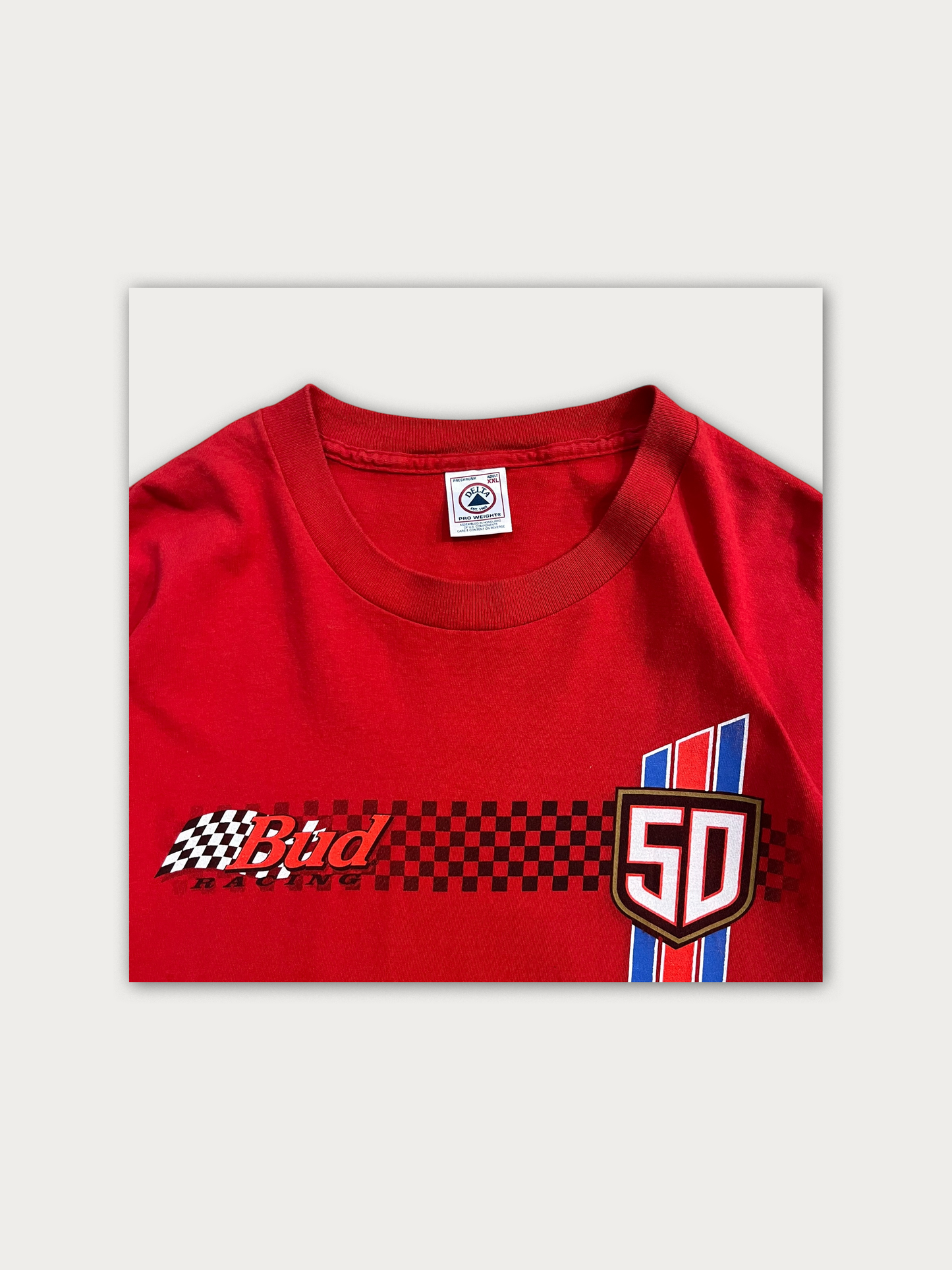 Bud Racing - Delta Label - Thick Cotton Tee