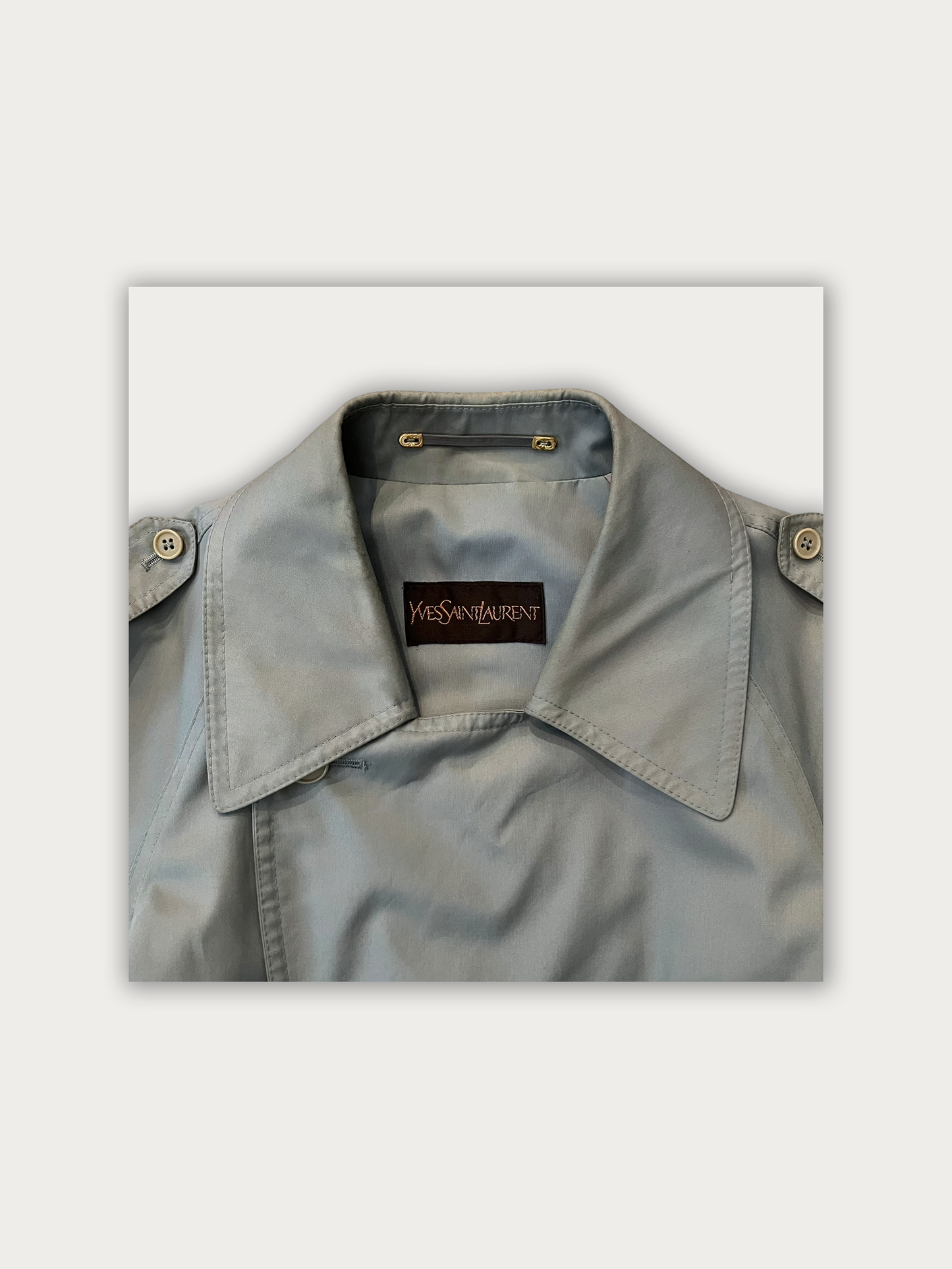 80s Yves Saint Laurent Trench Coat