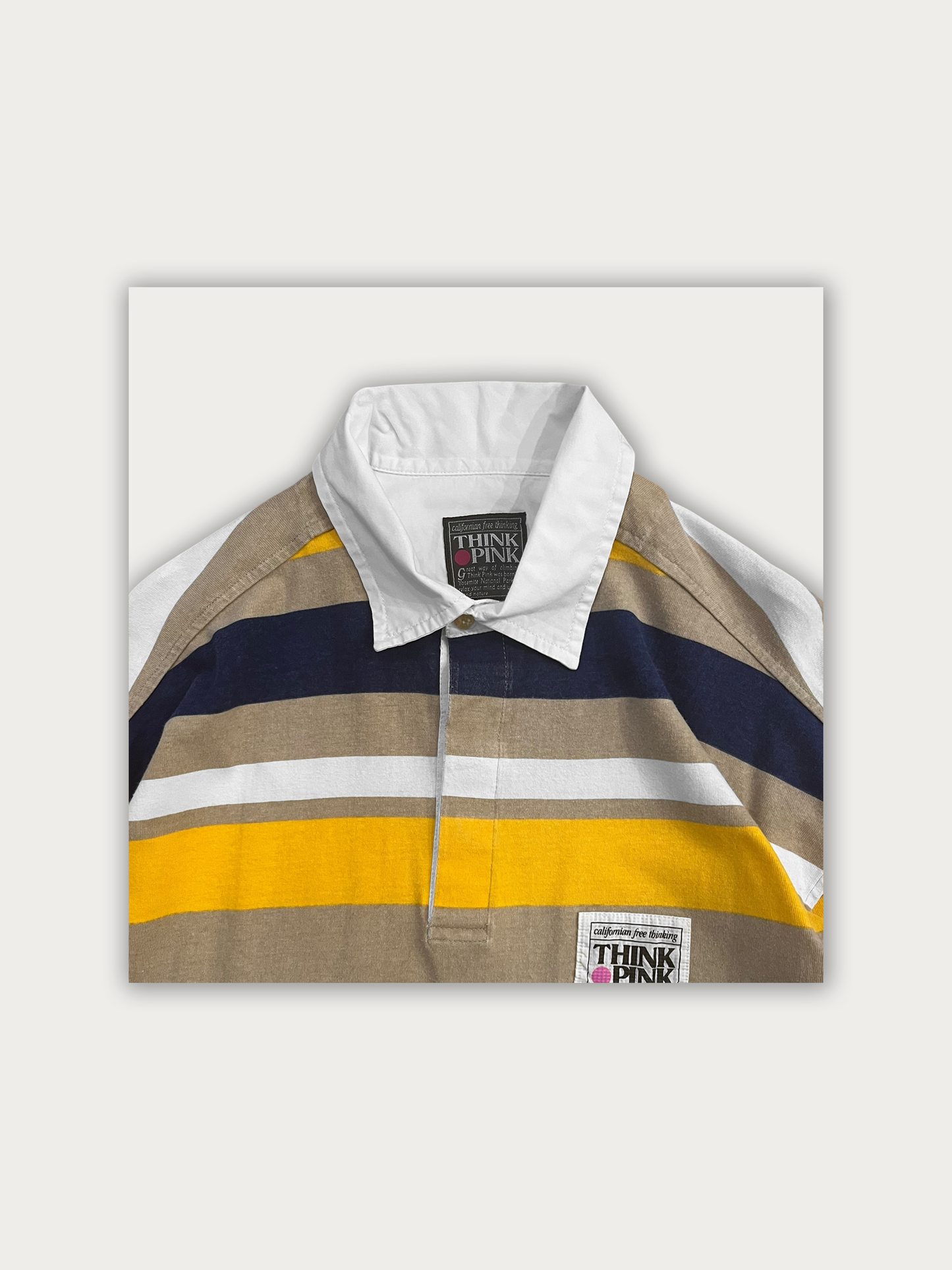 90s Think Pink Polo Sweatshirt