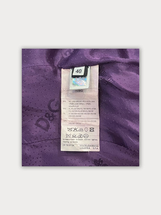 Vintage Dolce & Gabbana Wool Trench Coat