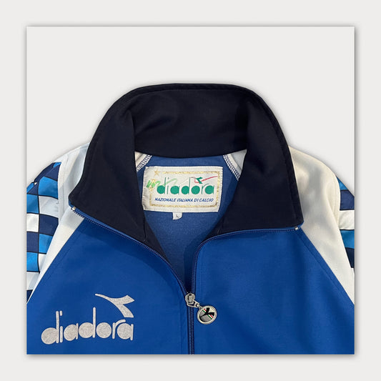 1990 Italy Football Team Diadora Track Jacket