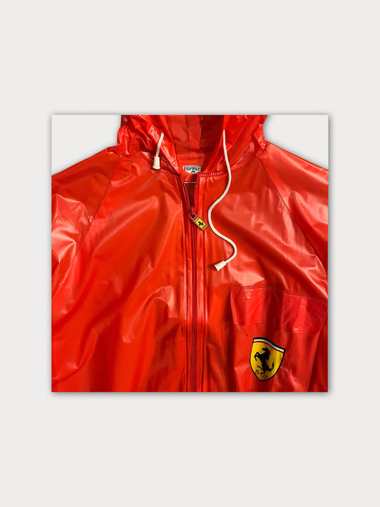 90s Vintage Ferrari Raincoat