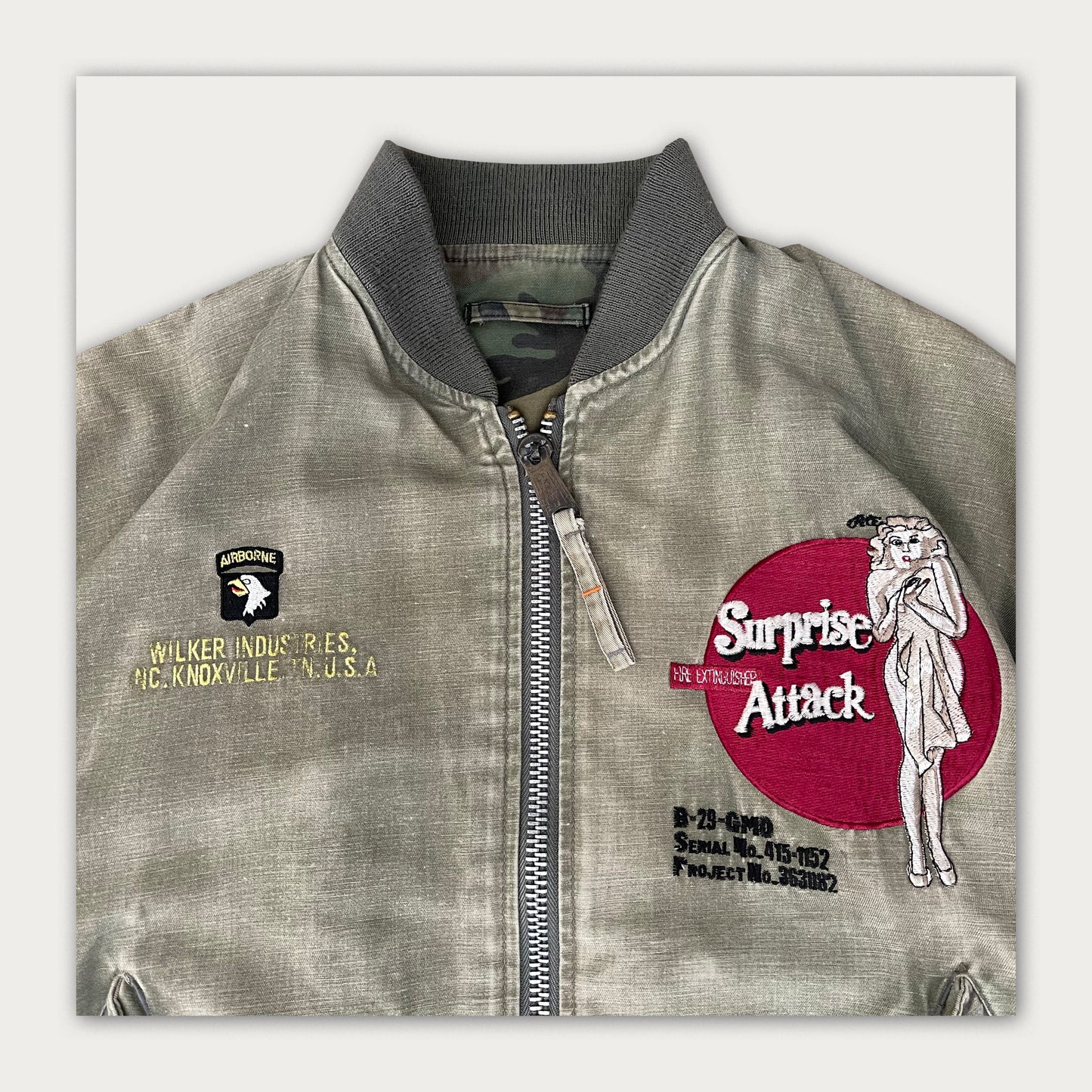 Wilker Ind. Inc. Reversible Bomber Jacket