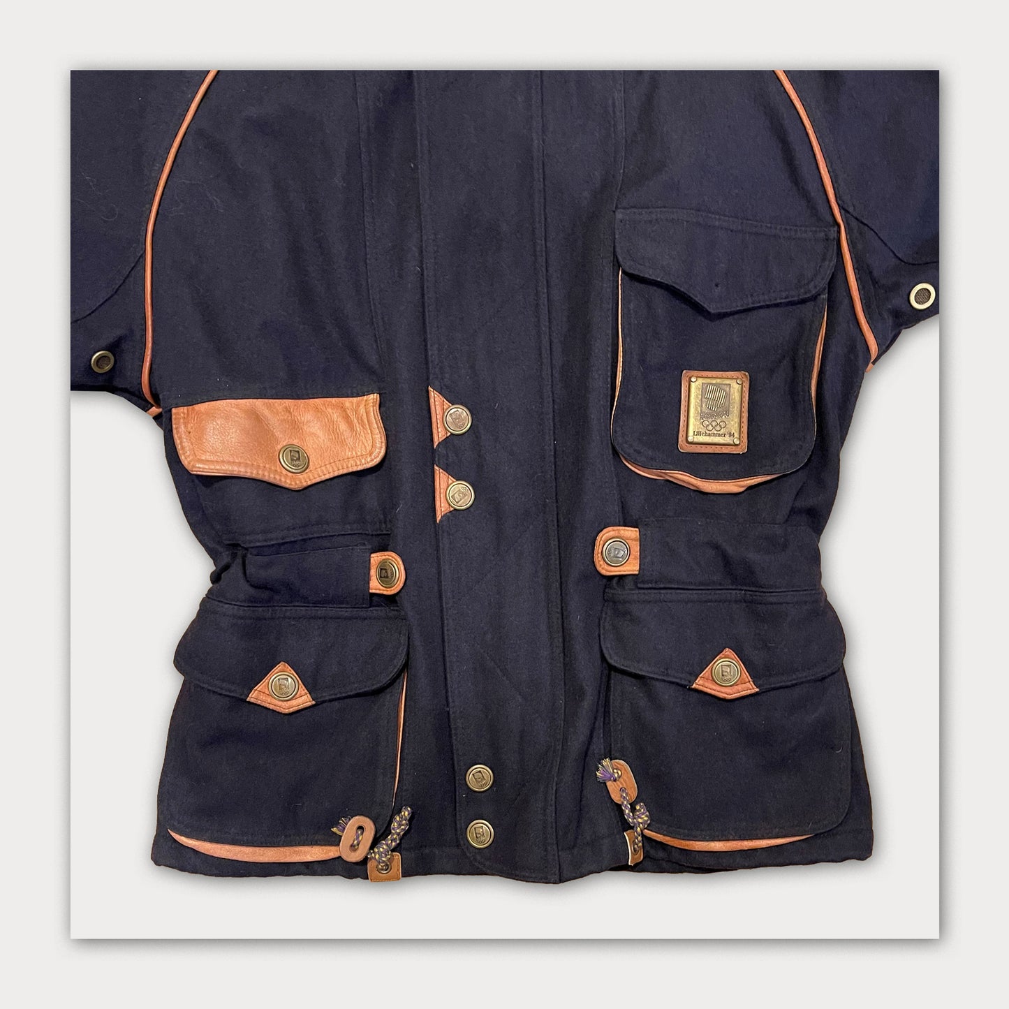 90's Ajak Wool Coat for Lillehammer OL 1994