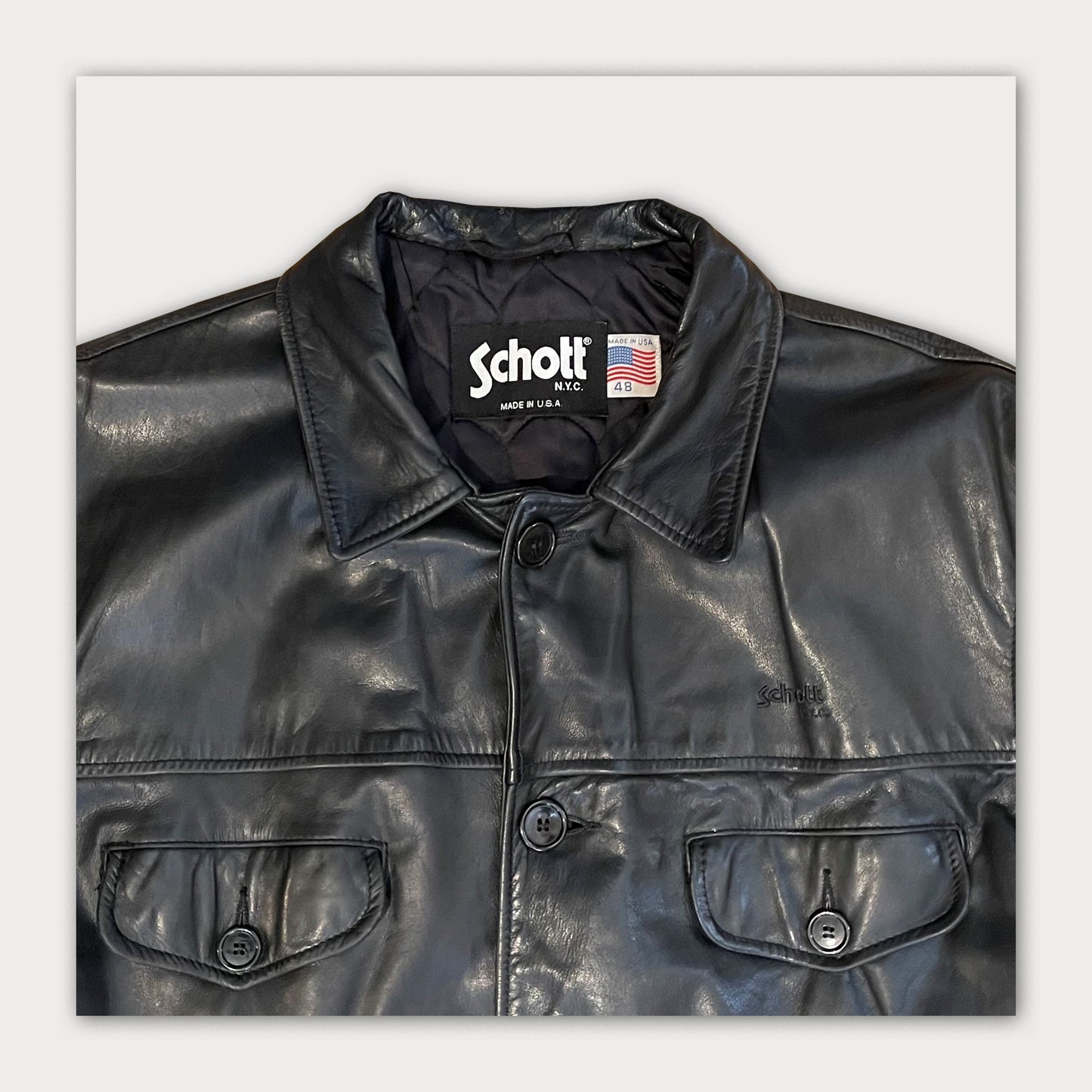 80's Schott Leather Jacket