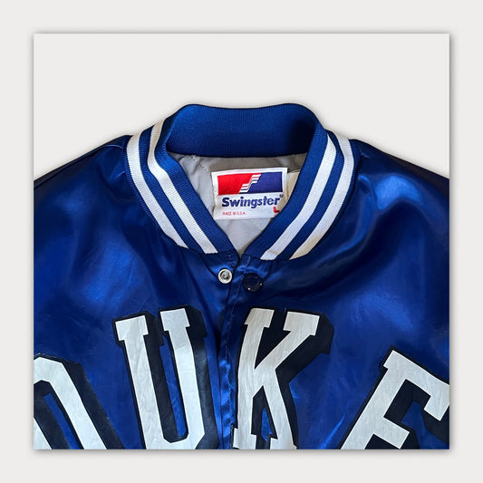 90's Duke University Bomber Jacket by Swingster