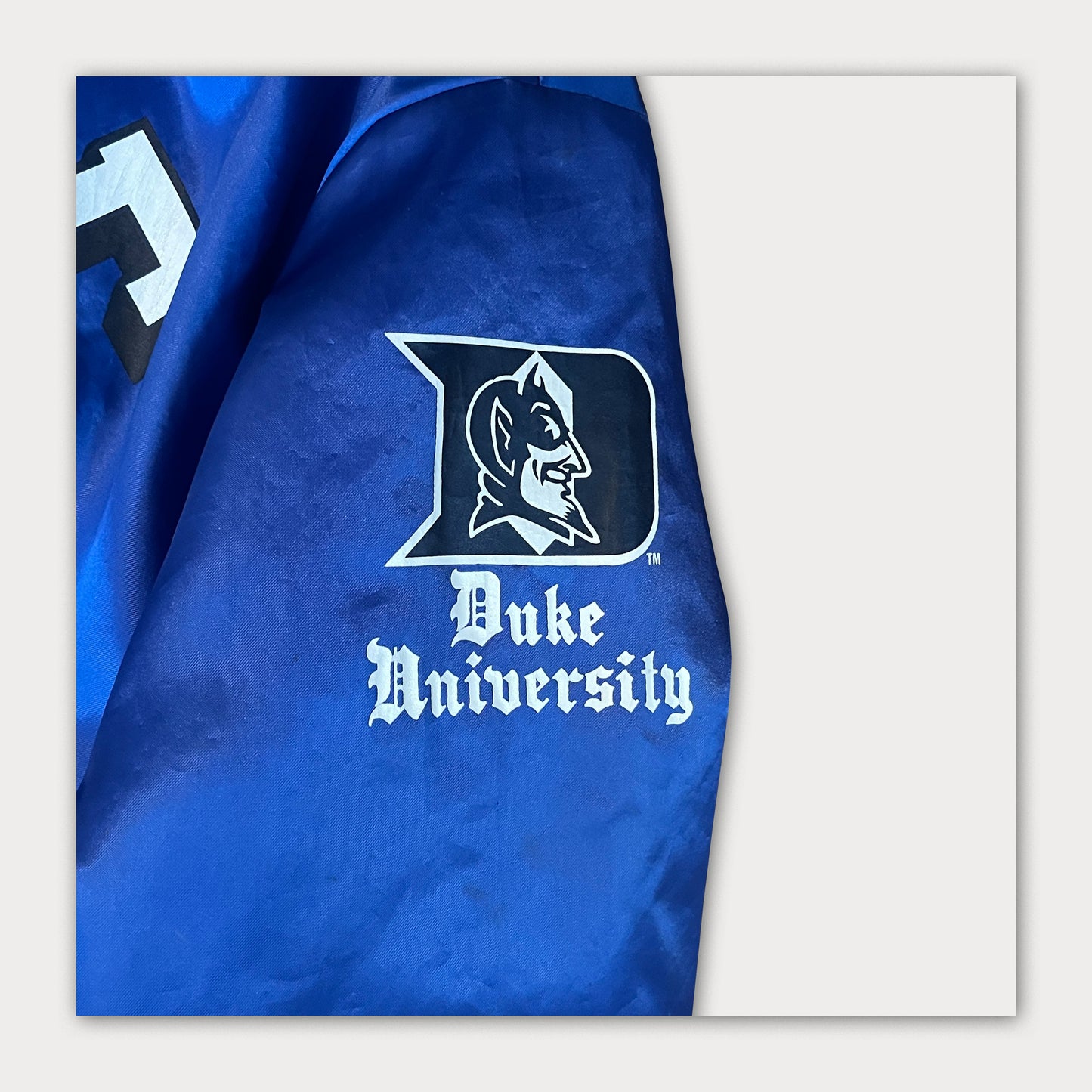 90's Duke University Bomber Jacket by Swingster
