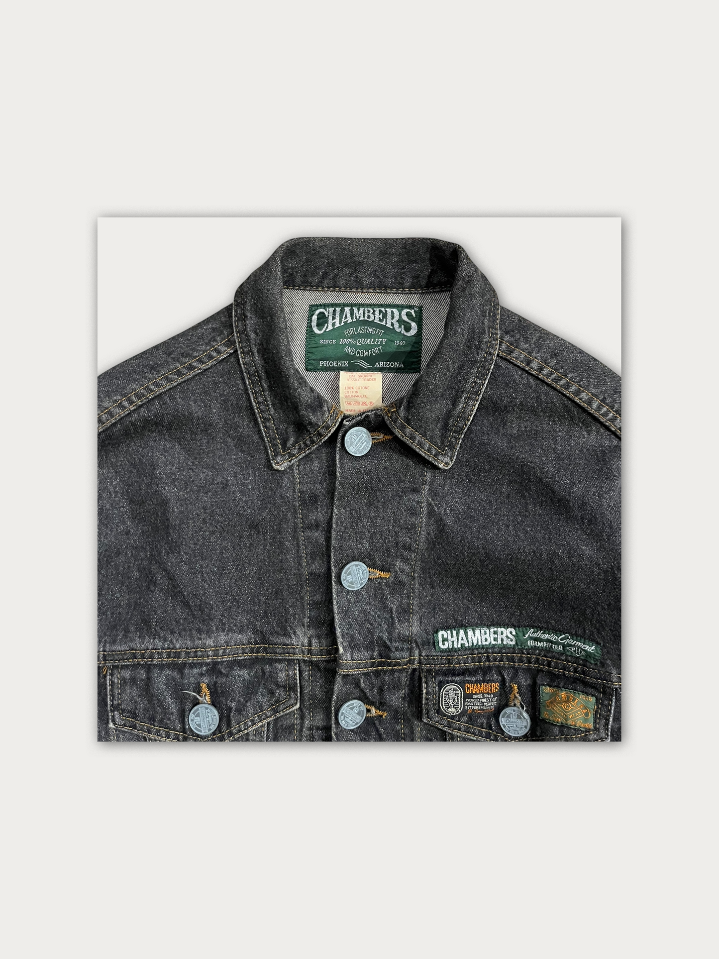 90s Cropped Denim Jacket