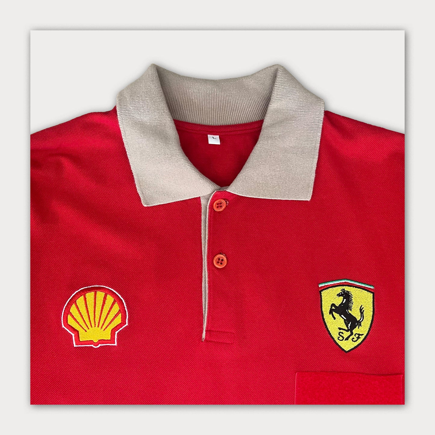 90s Ferrari Polo Shirt