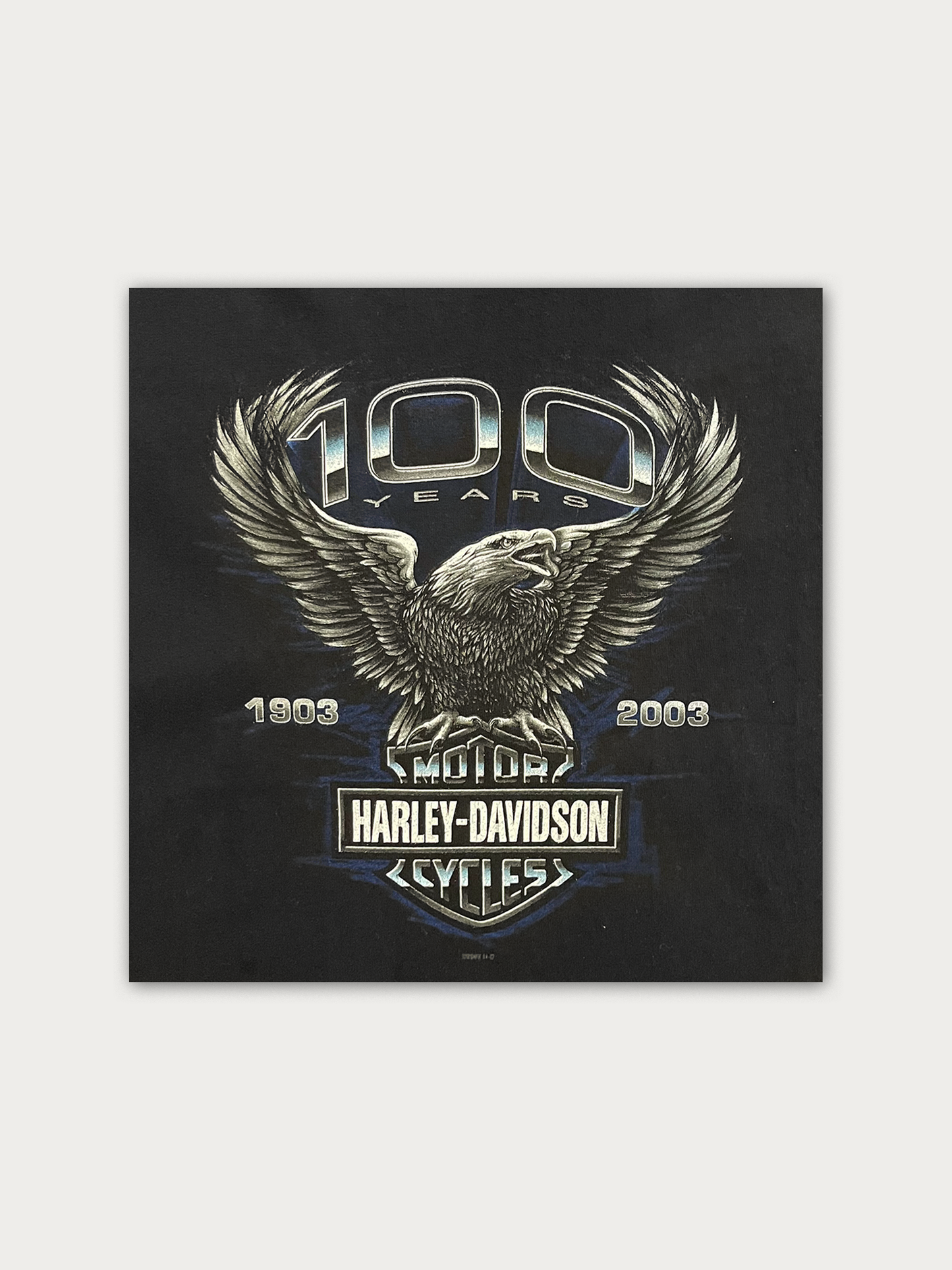 2003 Harley Davidson Centenary - Thick cotton - Made in USA
