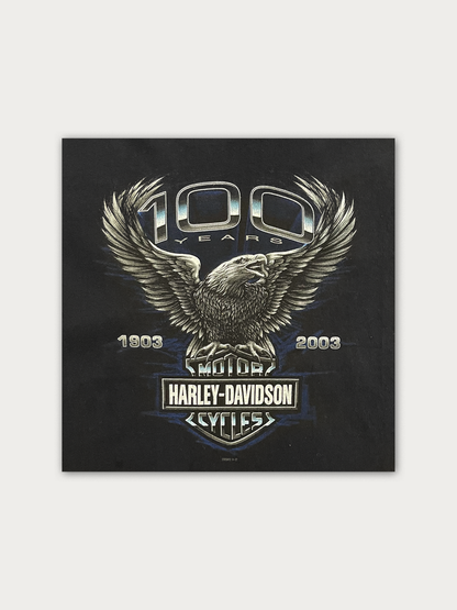 2003 Harley Davidson Centenary - Thick cotton - Made in USA