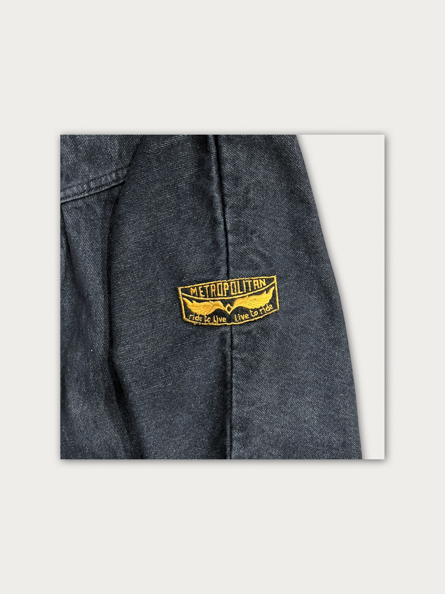 90s Cropped Denim Jacket
