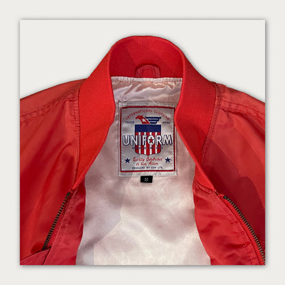 80s Uniform Light Bomber Jacket