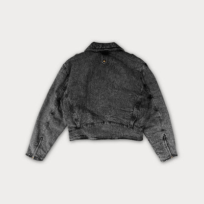 90s Denim Moto Jacket