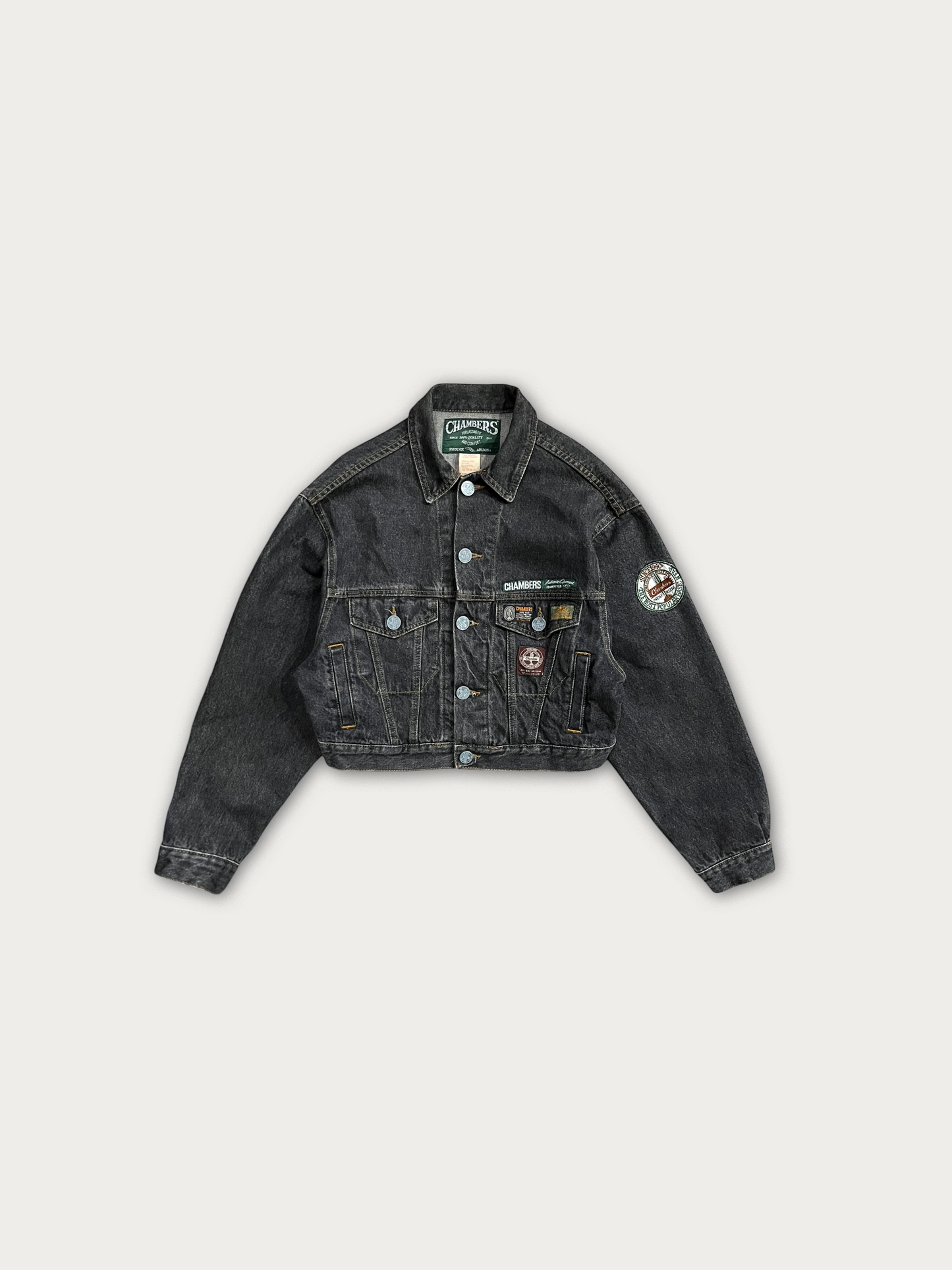 90s Cropped Denim Jacket