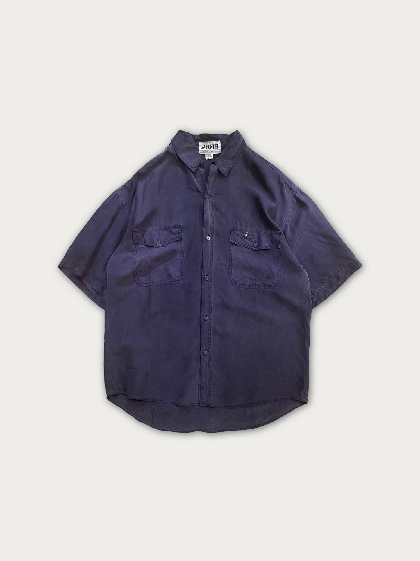 Vtg Silk Shirt
