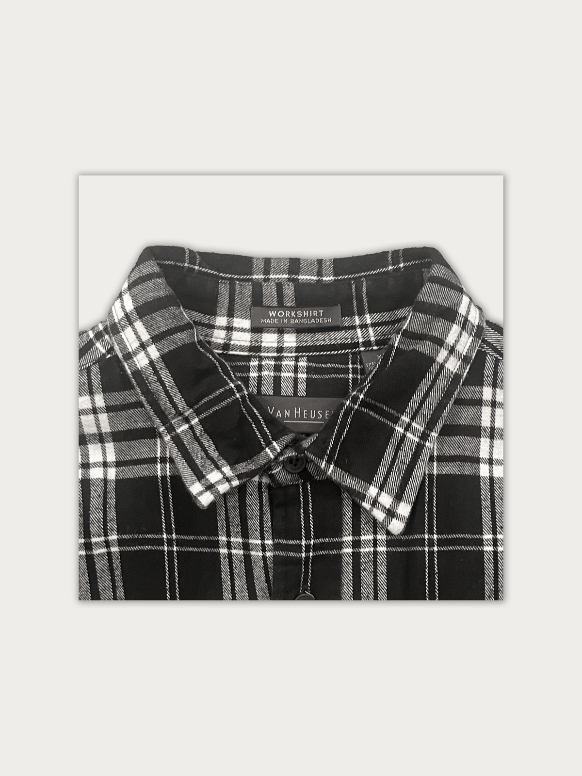 Van Heusen Plaid Flannel Workshirt