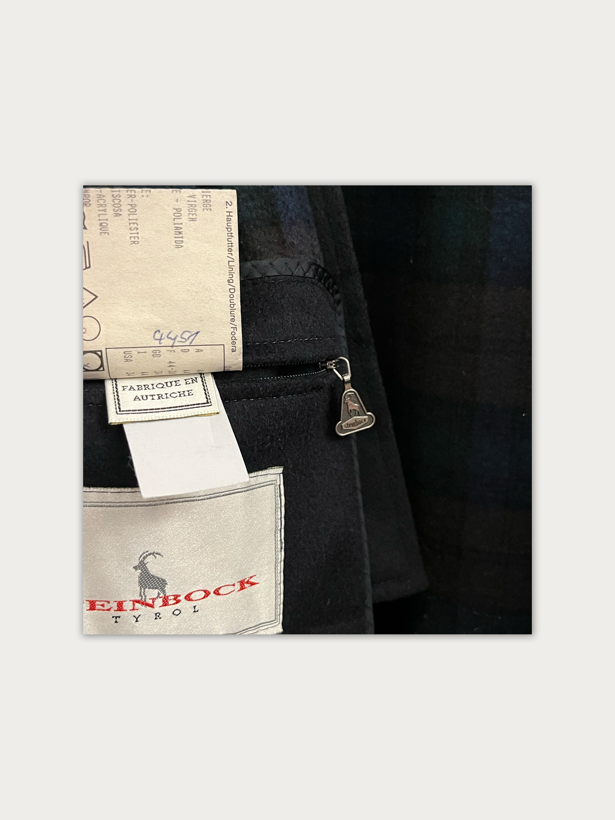 Vintage Virgin Wool Coat