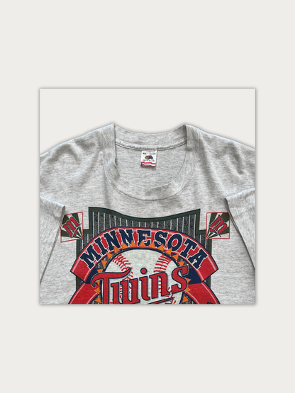 1991 Minnesota Twins World Series Champions Tee - Single Stitched