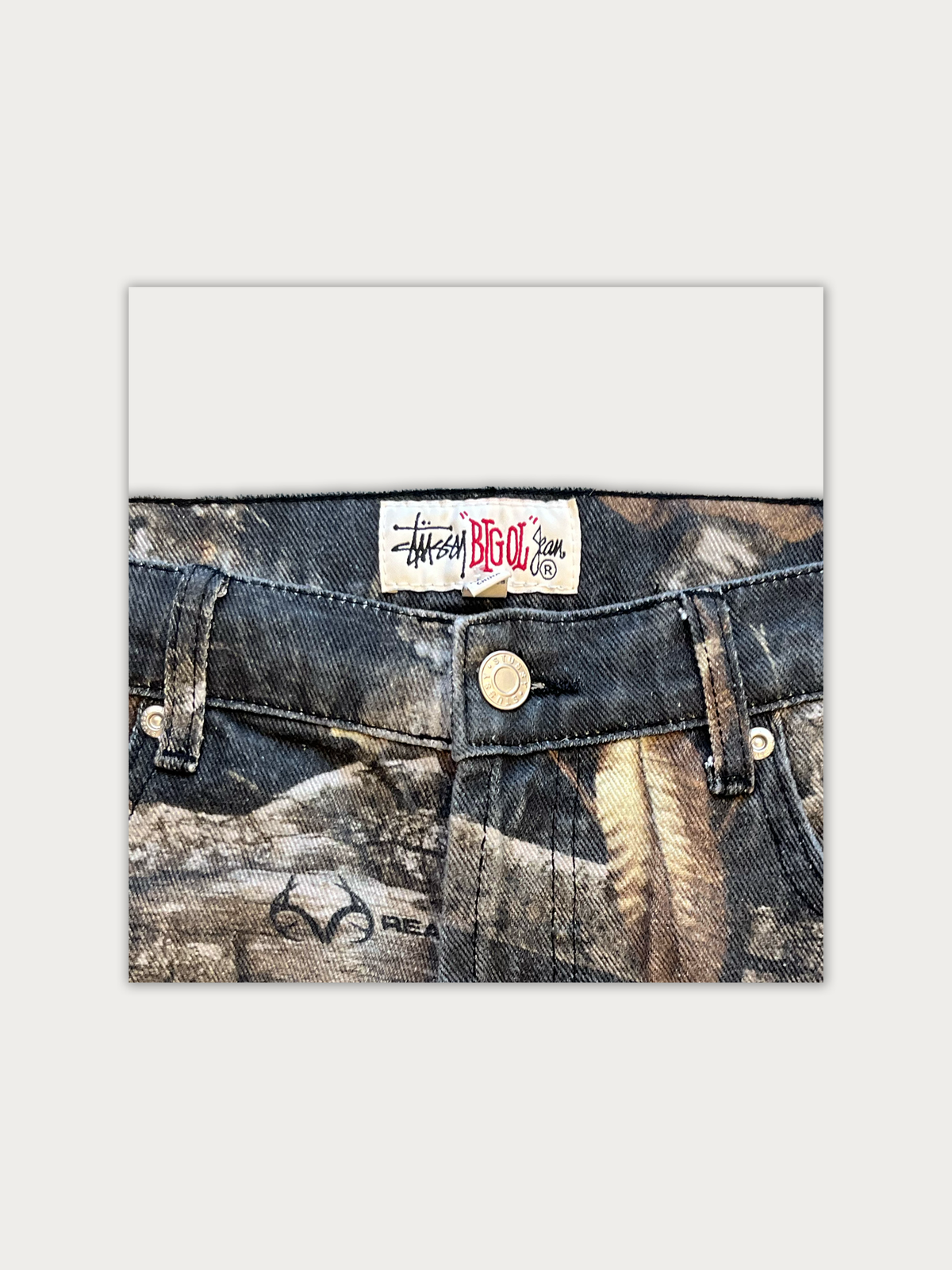 Stüssy "Big Ol' Jean" Realtree Camo Denim, detail 3