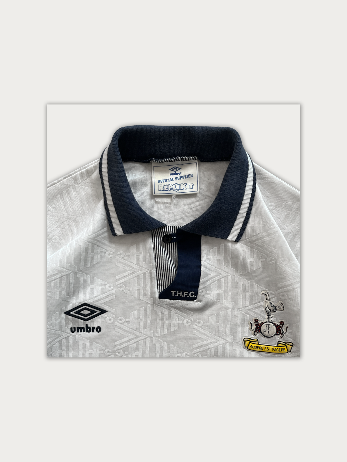 Vintage Tottenham Hotspur 1991-93 Home Shirt