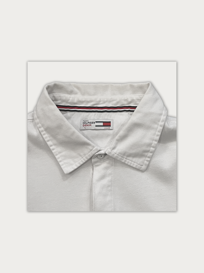 Y2K Vintage Tommy Hilfiger Long-Sleeve Rugby Polo