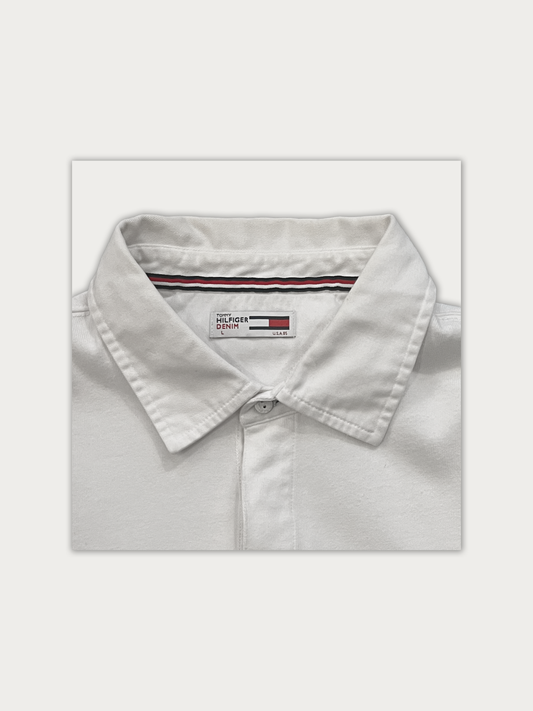 Y2K Vintage Tommy Hilfiger Long-Sleeve Rugby Polo, detail 2