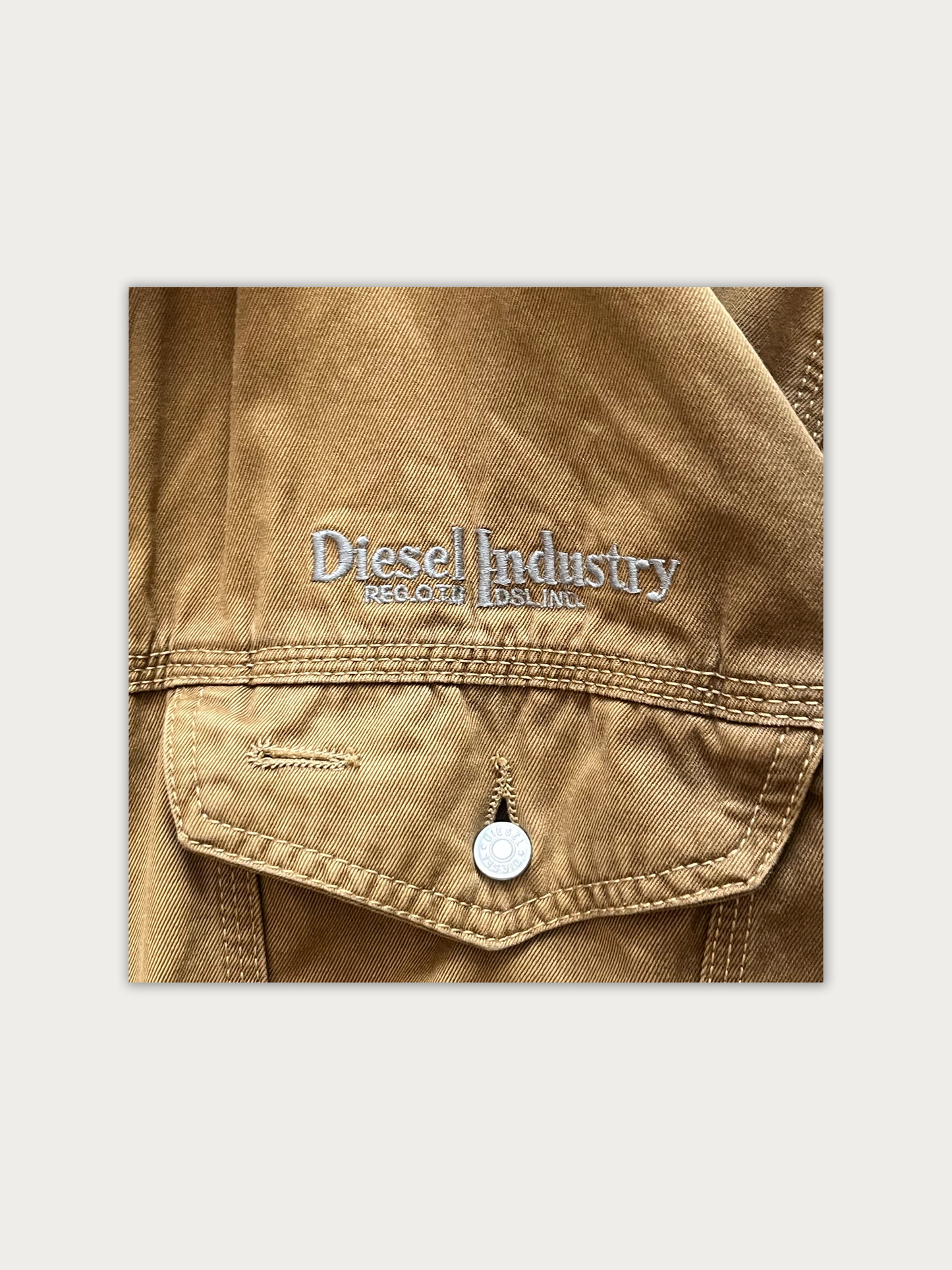 Vintage 90s Diesel Denim Faded Jacket