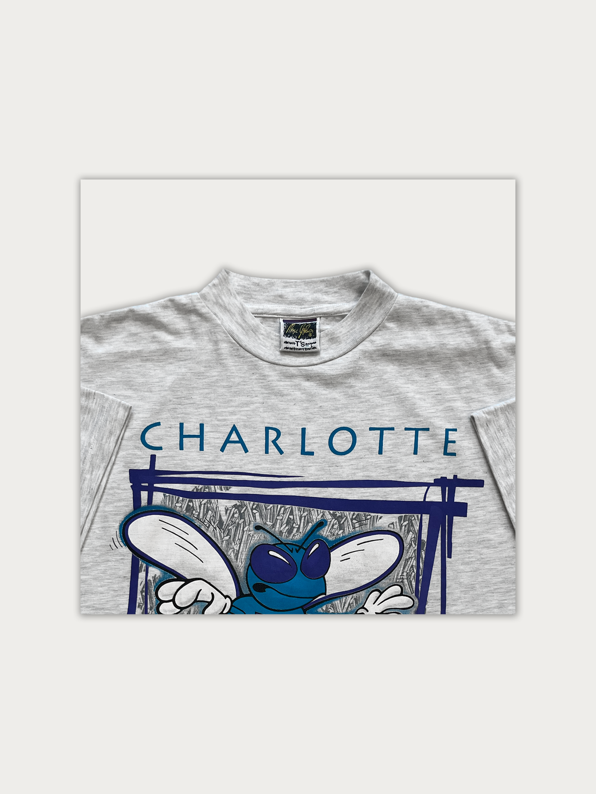 Vintage 1990s Charlotte Hornets "Magic Johnson T's" Graphic Tee