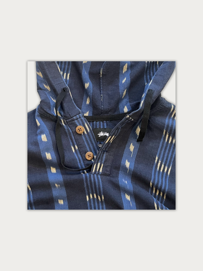 Stüssy Ikat Stripe Anorak, detail 2