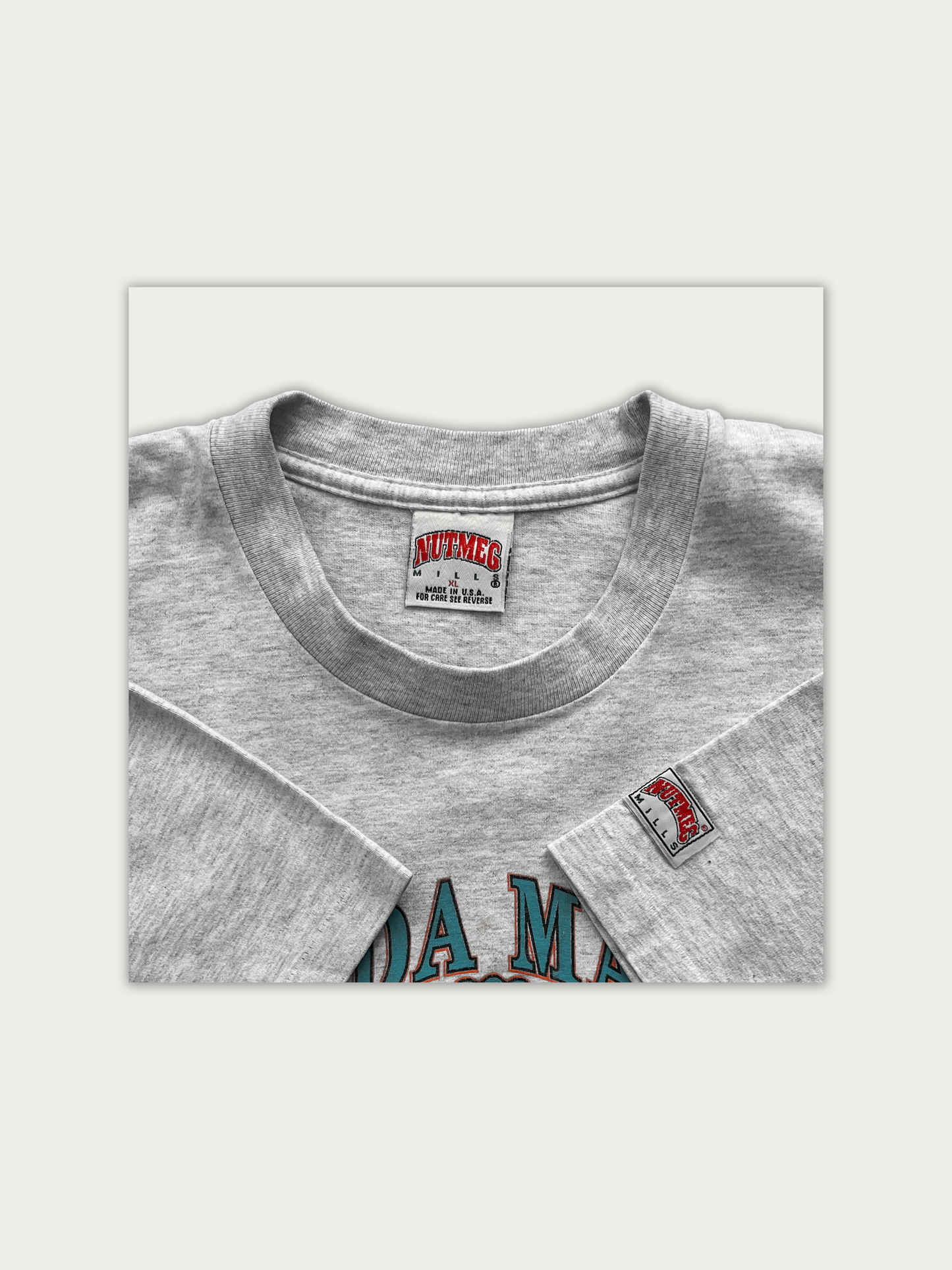 Vintage 1991 Single Stitched Florida Marlins Nutmeg Tee