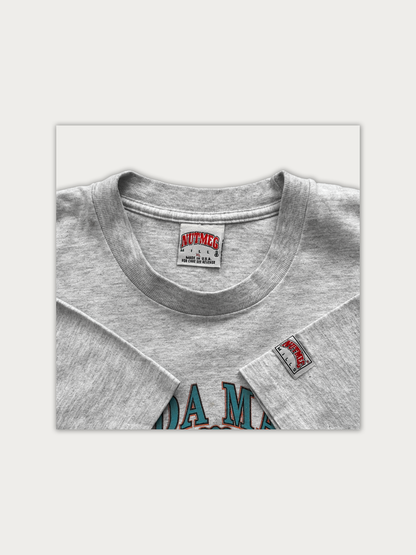 Vintage 1991 Single Stitched Florida Marlins Nutmeg Tee